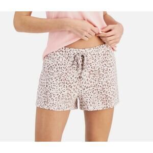 Jenni Intimates Sleep Shorts Womens XXL Leopard Cozy Lounge Comfy Fun Relaxed